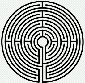 Medieval labyrinth